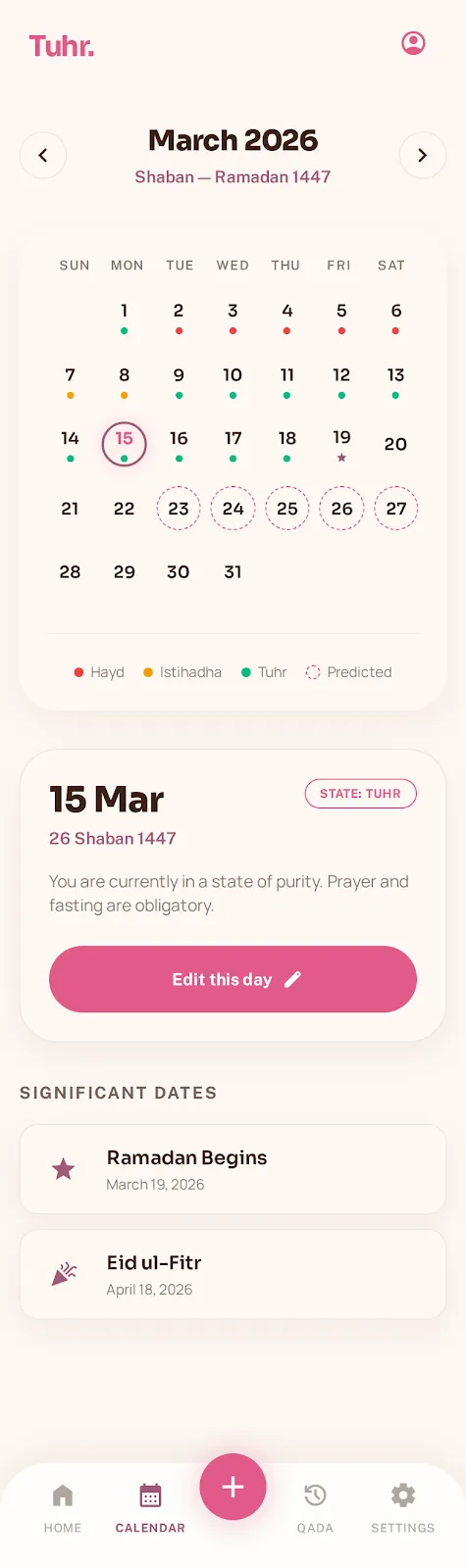 Hijri calendar